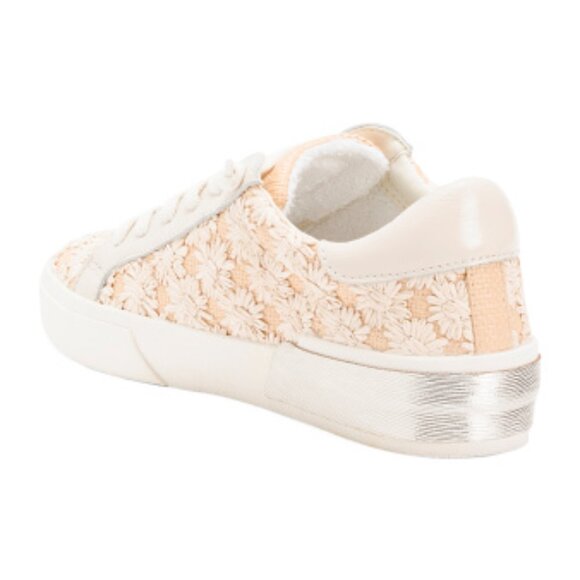 NEW DOLCE VITA  Floral Sneakers Creme Floral Raffia $139 RETAIL  2510 3T7 - Picture 4 of 9